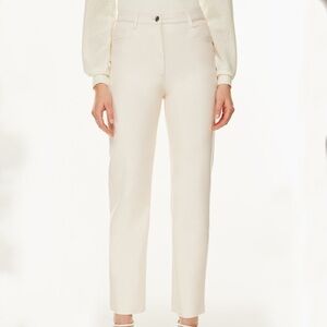 Aritzia Vegan Leather Melina Pant in Birch